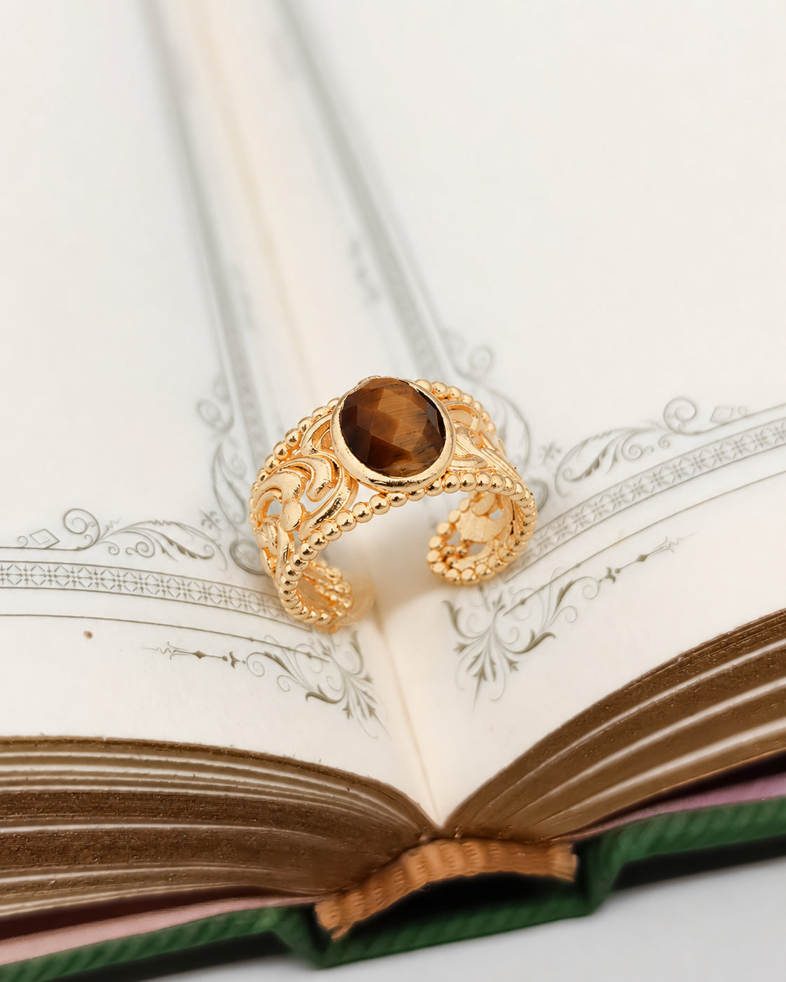 Tiger Eyes Ring