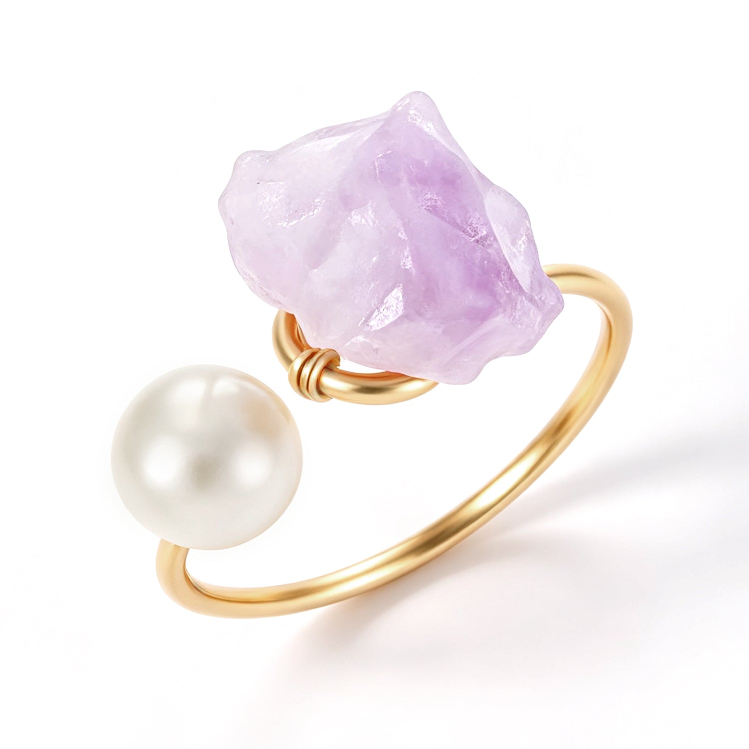 Pearl & Amethyst Ring