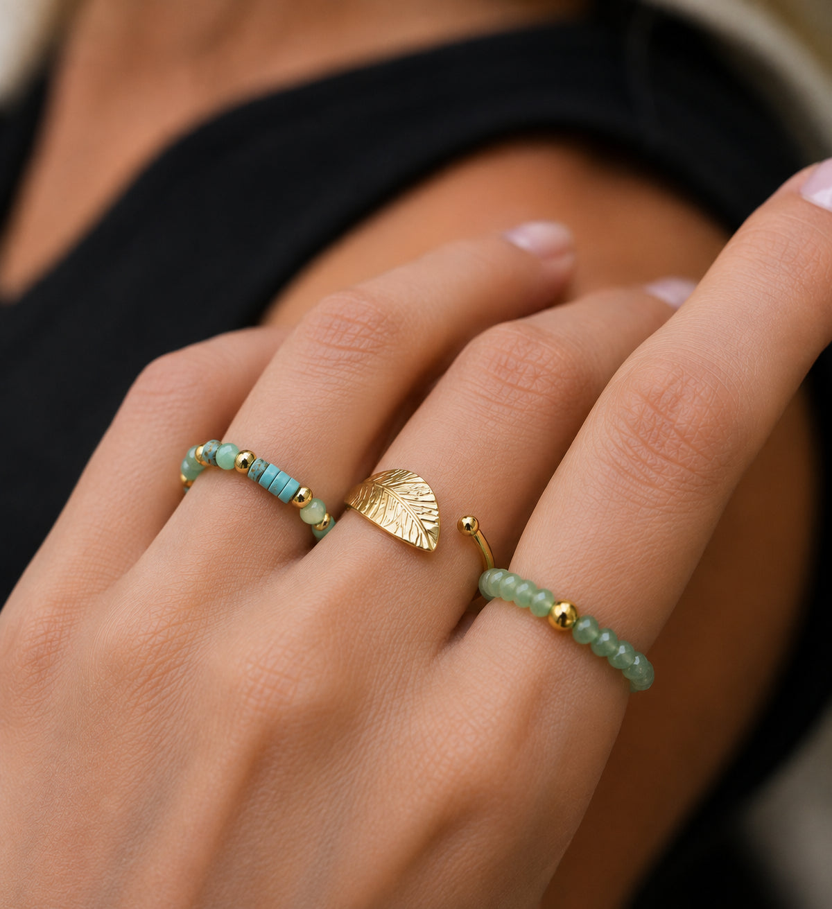 Amazonite Ring