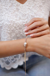 Moonstone & Amazonite Bracelet