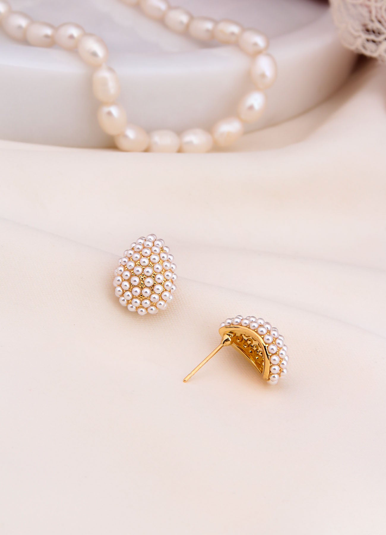 Charlize Pearl Boucles D'oreilles