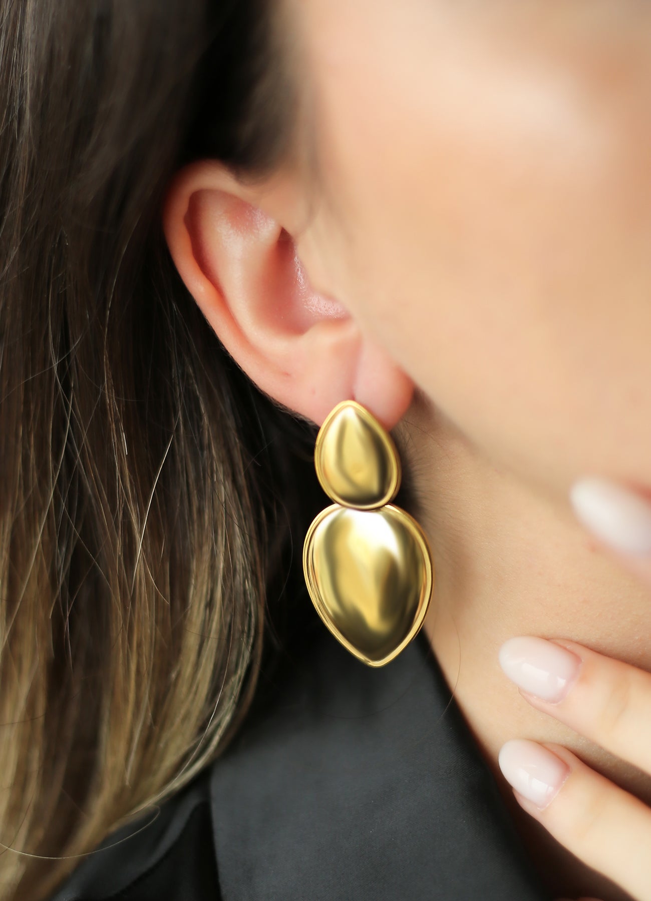 Gold & Silver Earring