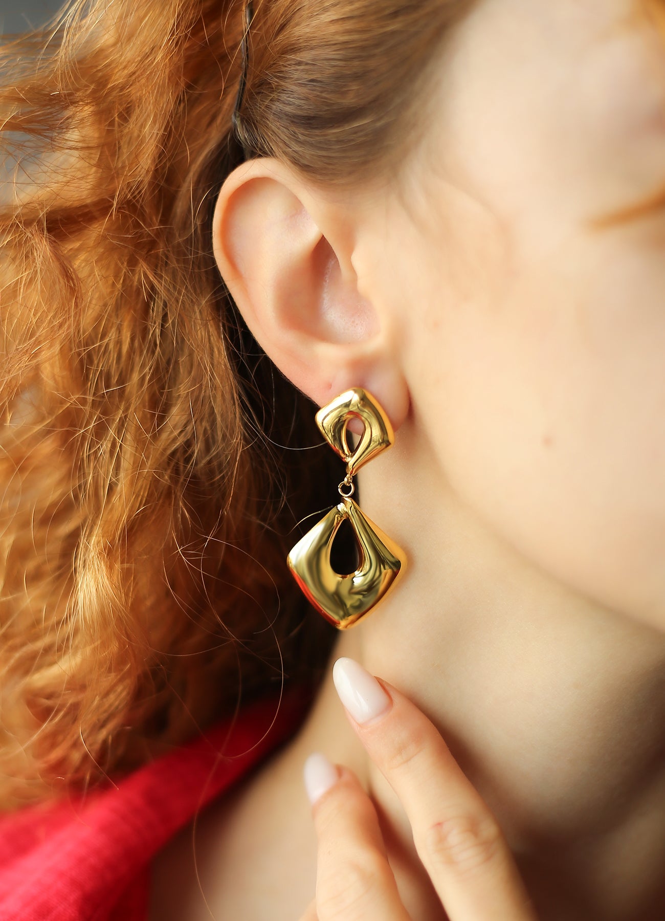 Gold Earring