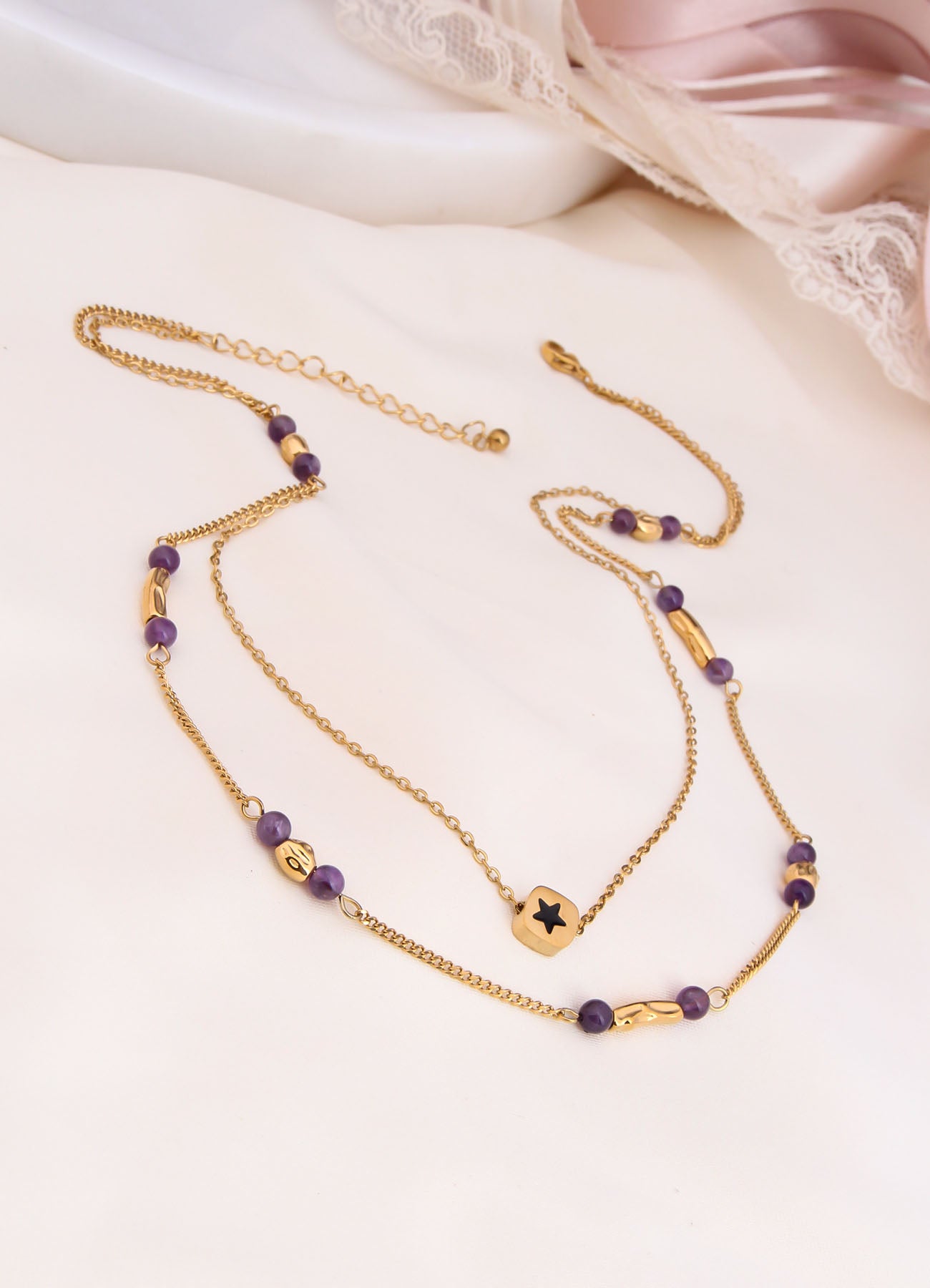 Charlize Amethyst Collier