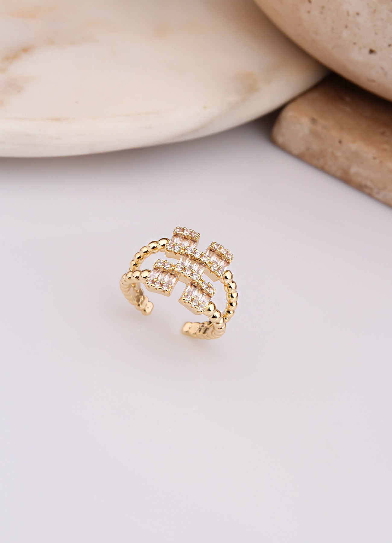 Charlize Zircon Bague