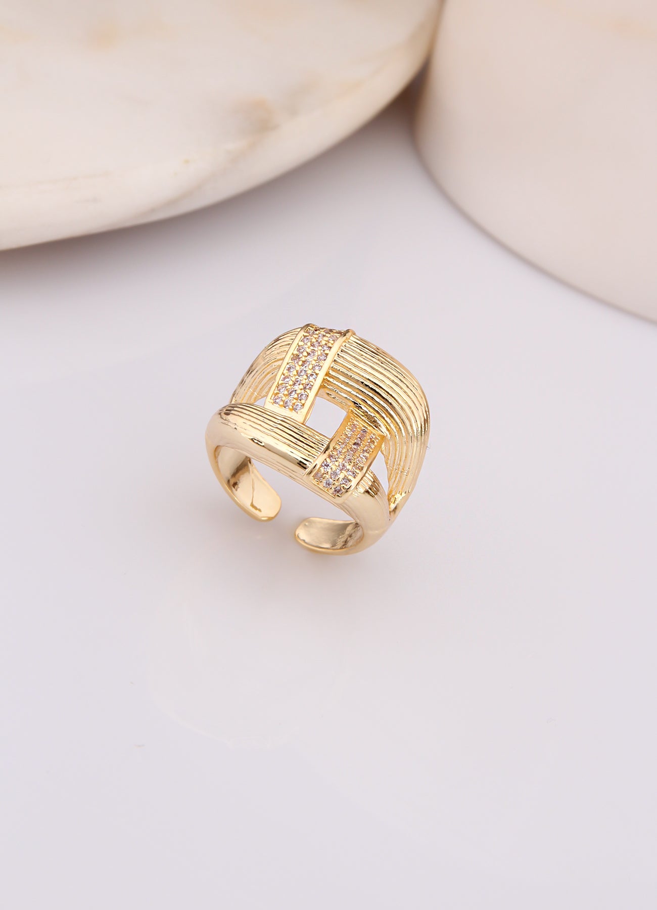 Charlize Zircon Bague