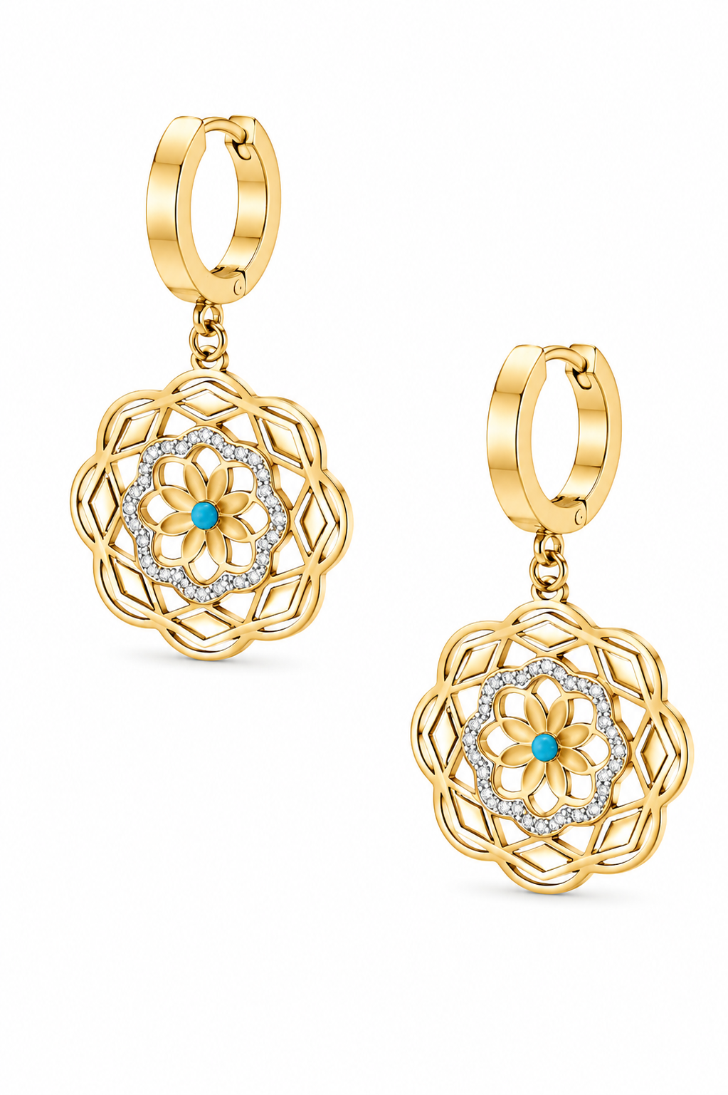 Stainless Steel Mix Colour Earring