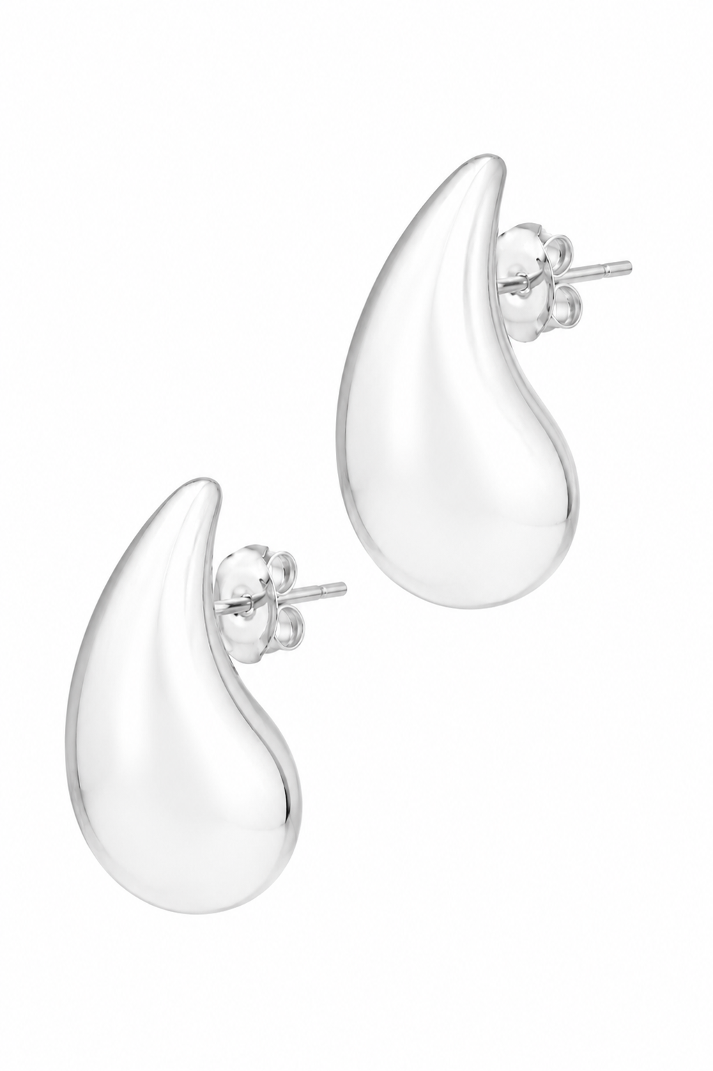 Stainless Steel Silver Earring