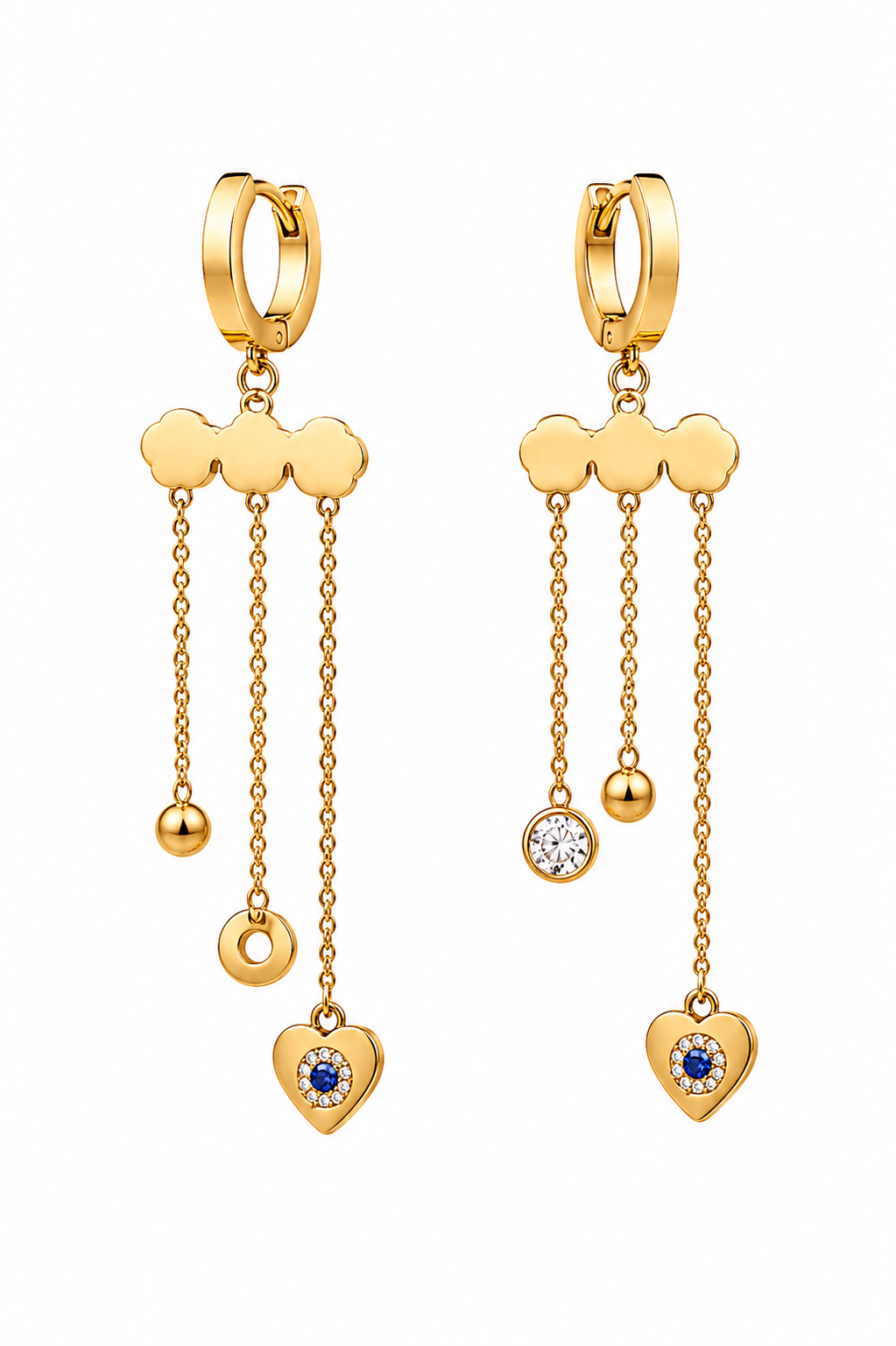 Stainless Steel Mix Colour Earring