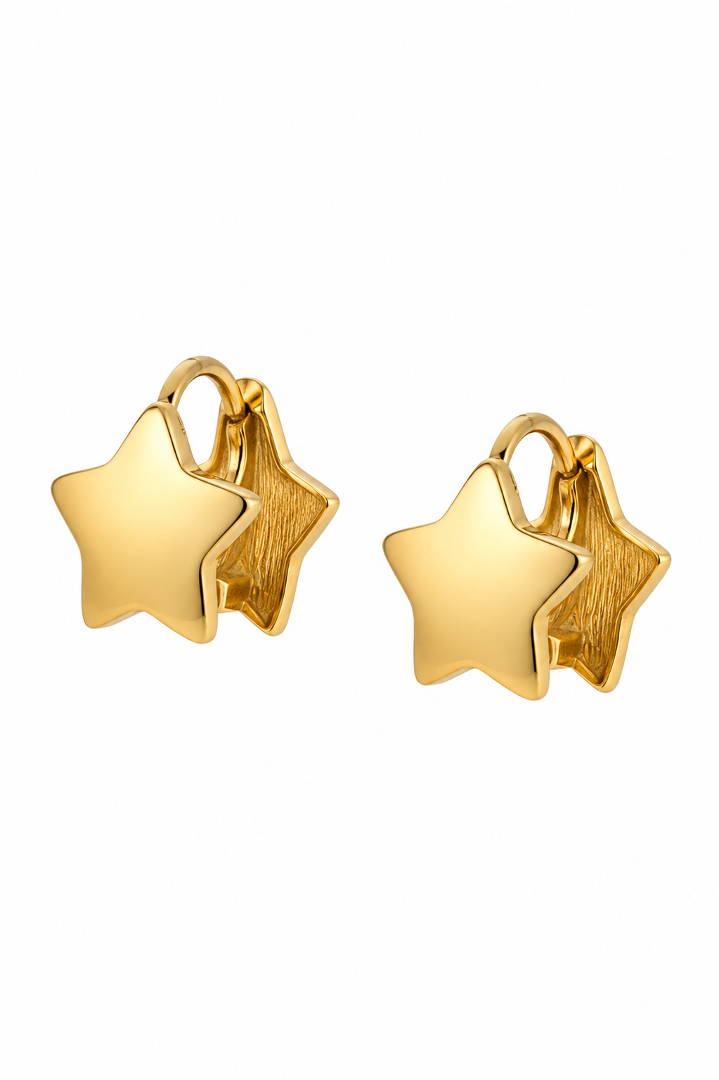 Stainless Steel Gold Earring