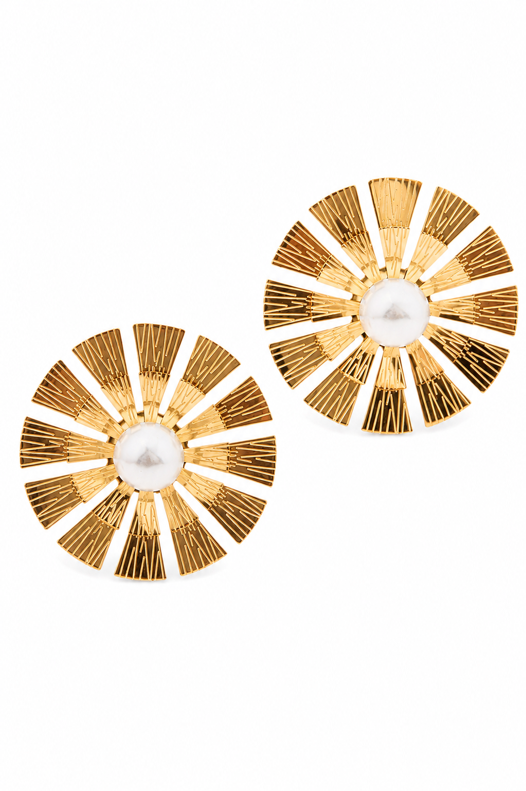 Stainless Steel White Earring