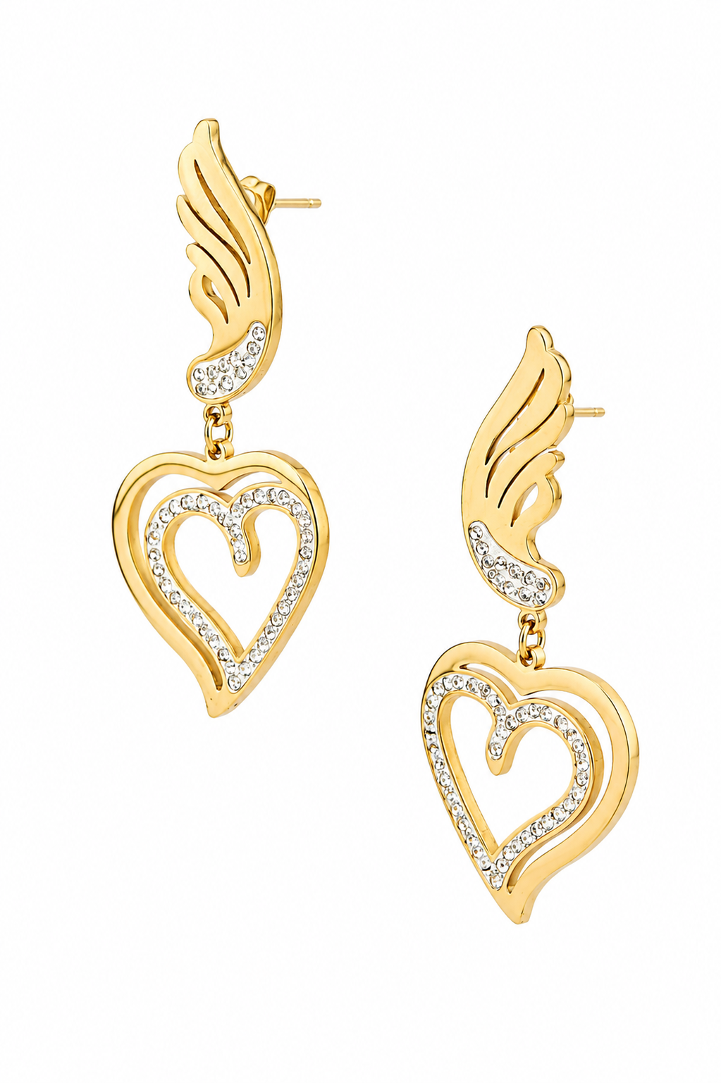 Stainless Steel White Earring