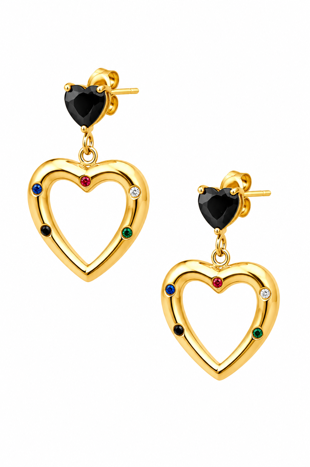Stainless Steel Mix Colour Earring