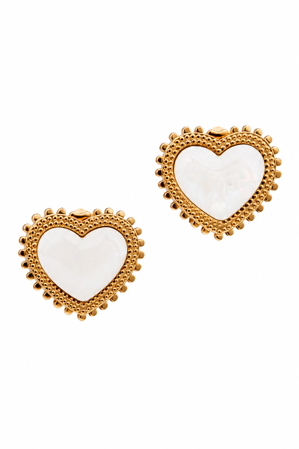 Stainless Steel White Earring