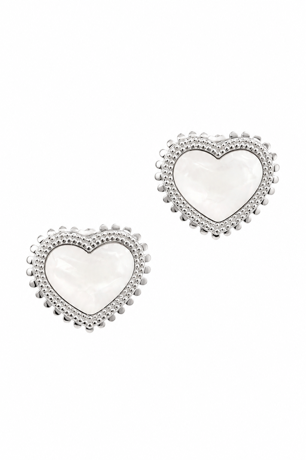 Stainless Steel White Earring