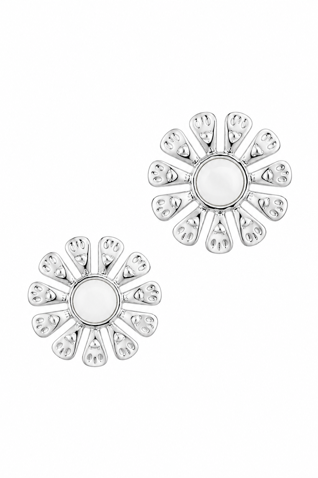 Stainless Steel White Earring