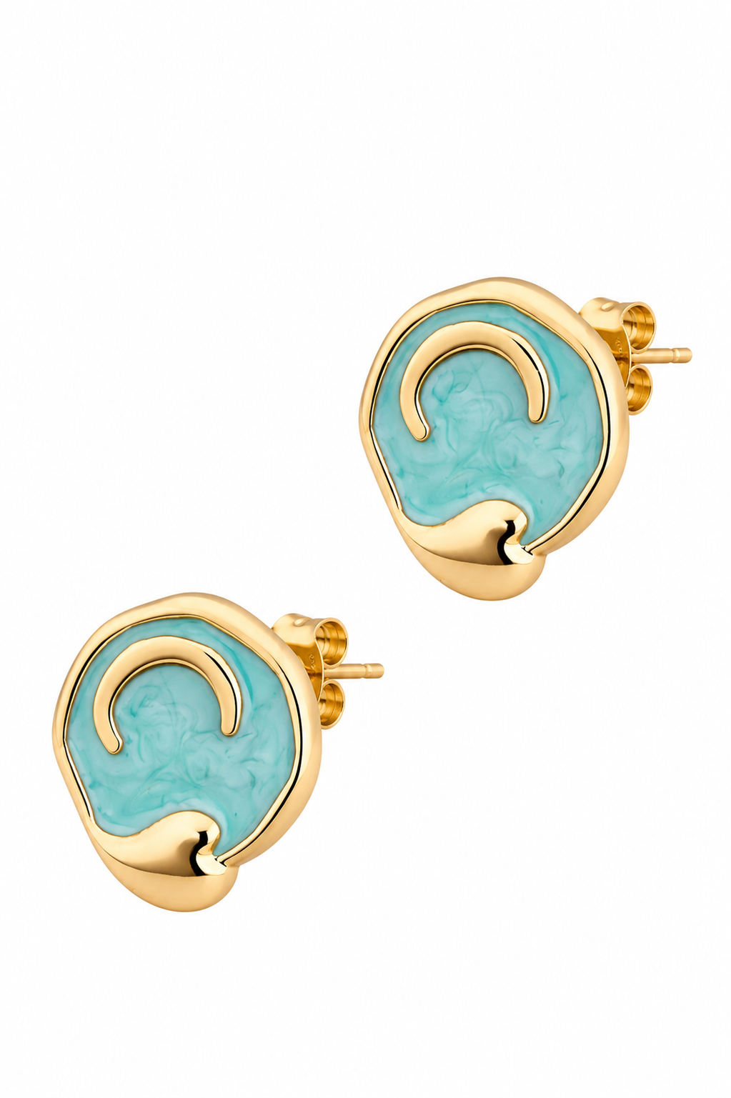 Stainless Steel Blue Earring