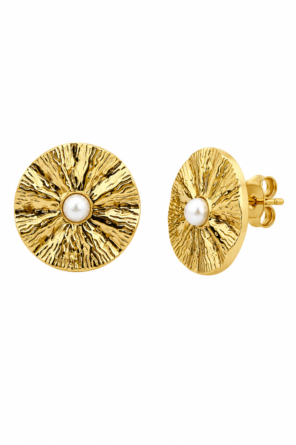 Stainless Steel White Earring