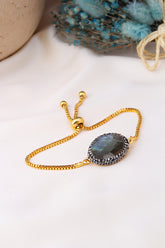 Hematite & Labradorite Bracelet