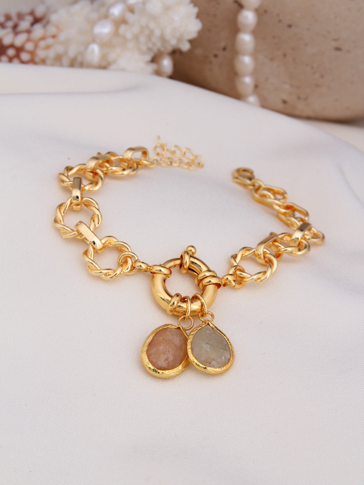 Citrine & Moonstone Bracelet