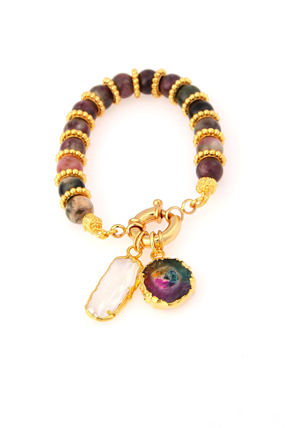 Tourmaline & Pearl Bracelet