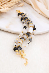 Moonstone & Pearl Bracelet