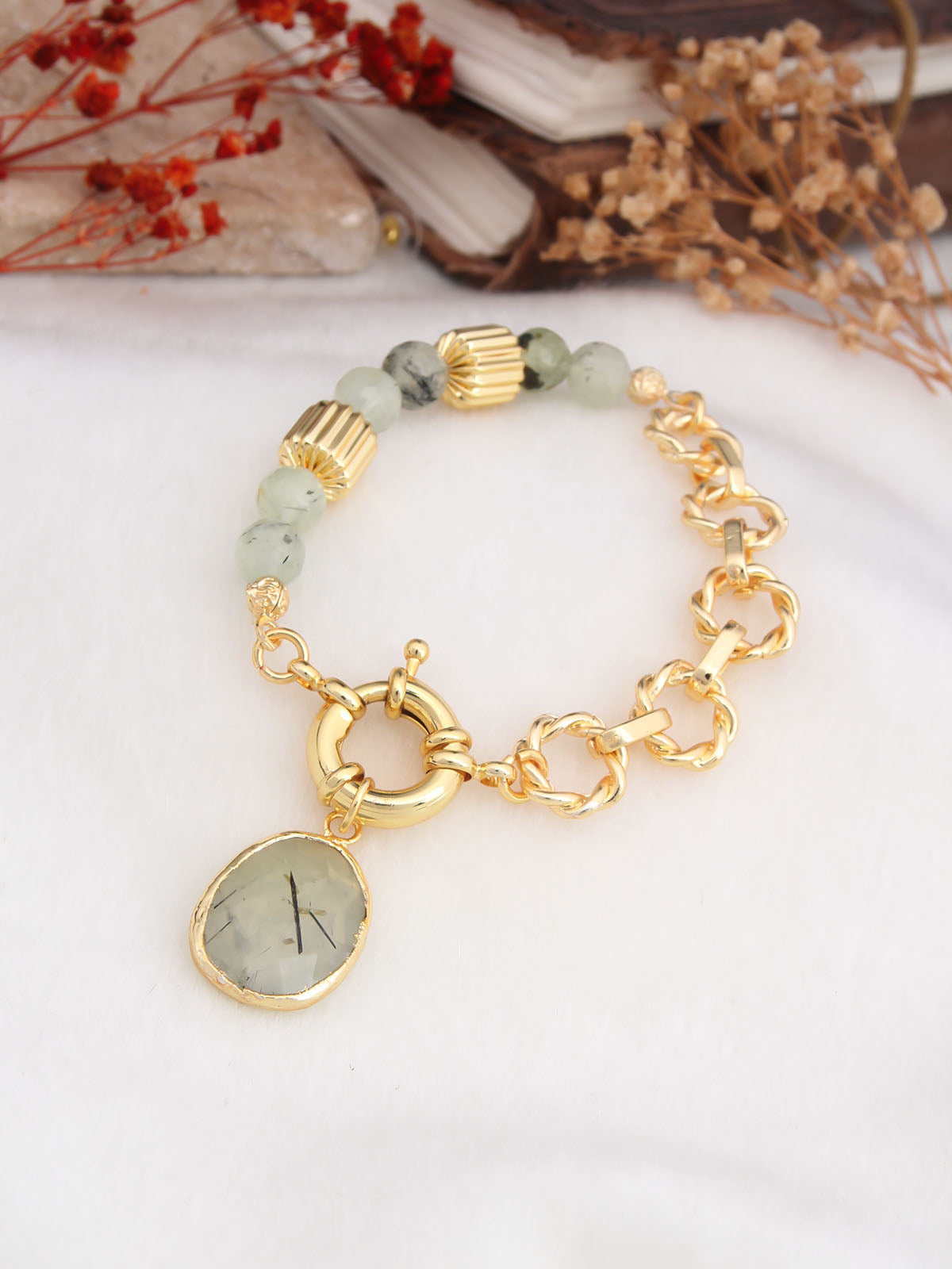 Prehnite Bracelet