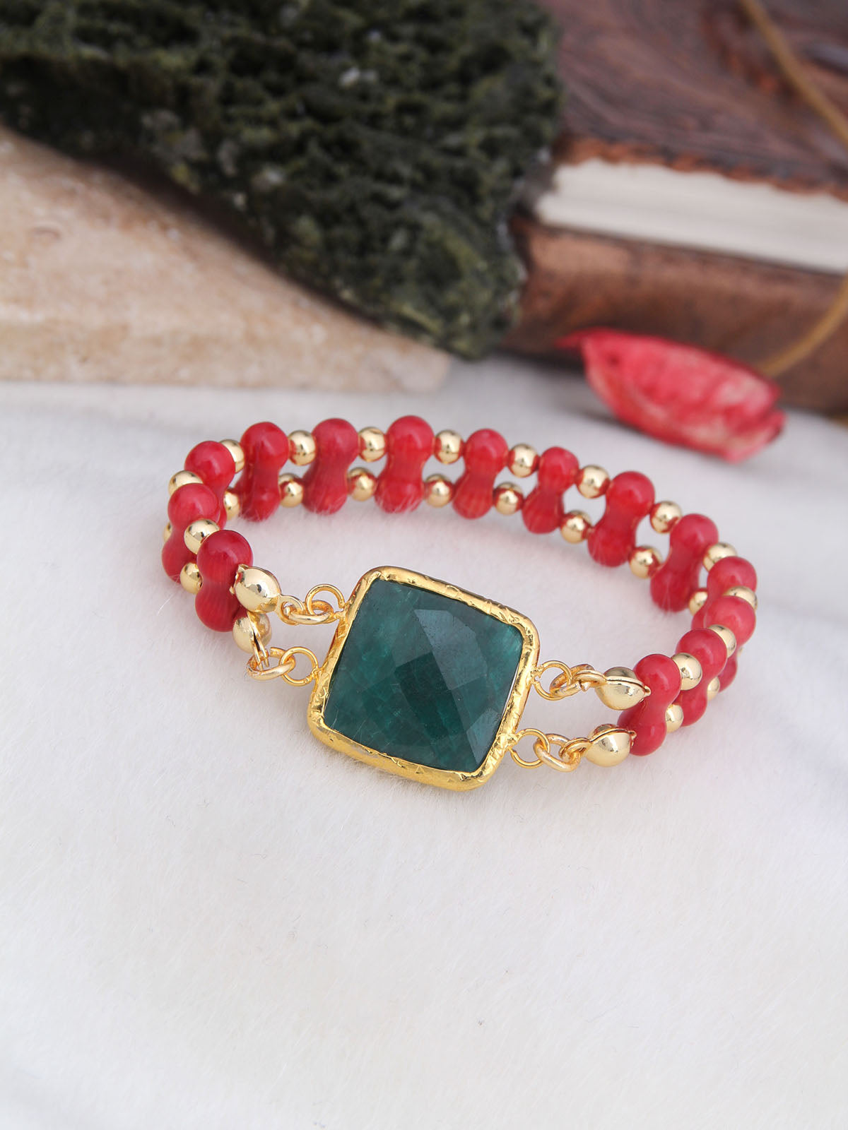 Agathe & Coral Bracelet