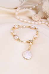 Pearl & Zircon Bracelet