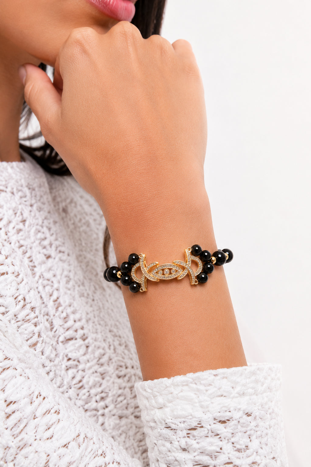 Onix & Zircon Bracelet