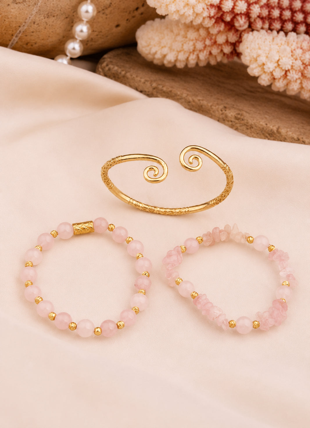 Pink Quartz Bracelet