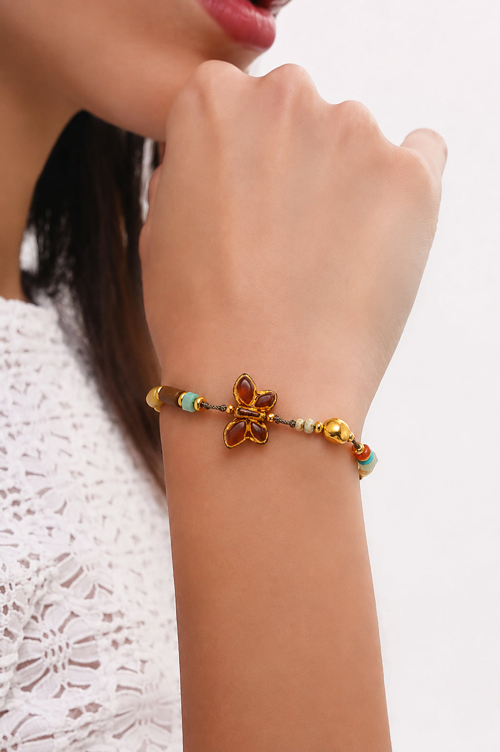 Turquoise & Agate Bracelet