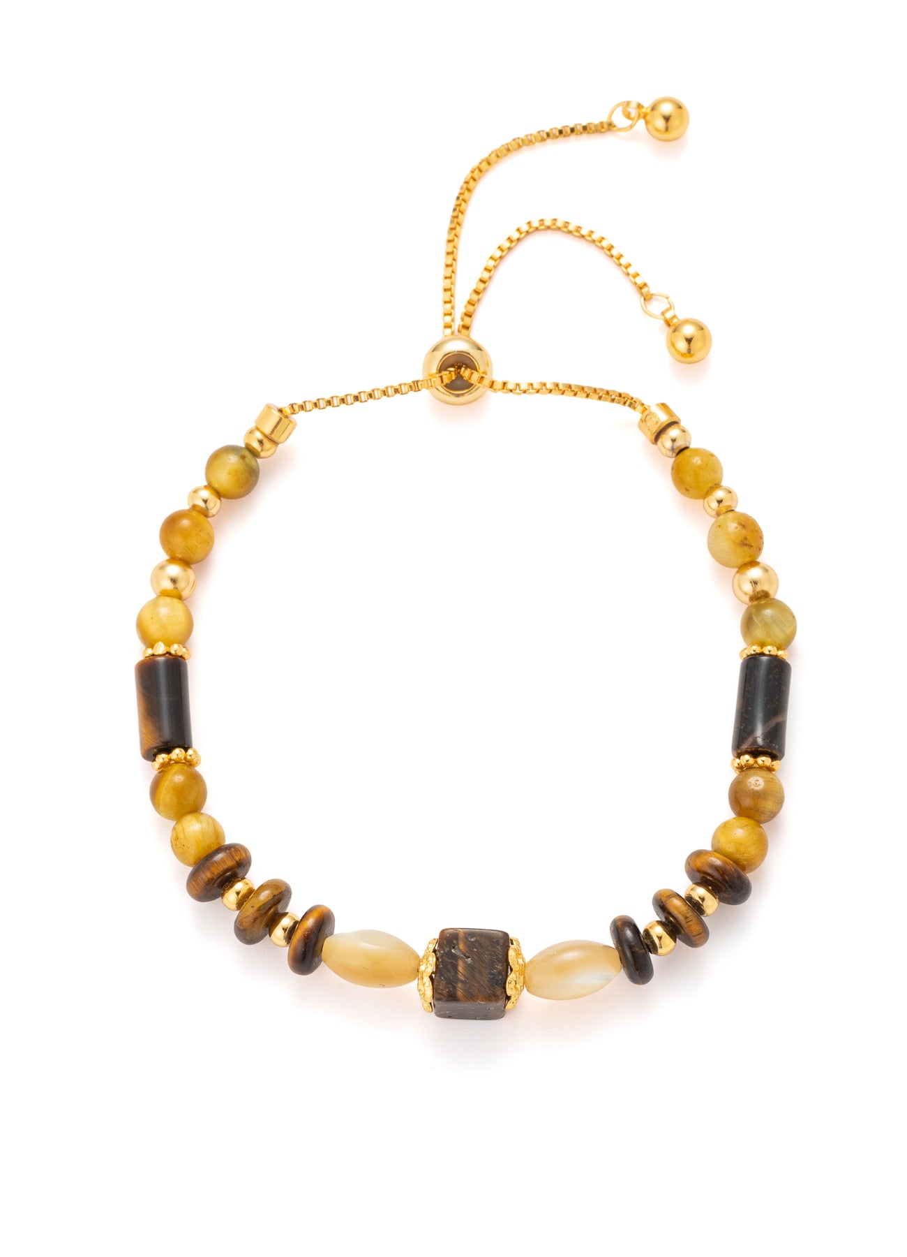 Citrine & Tiger Eyes Bracelet