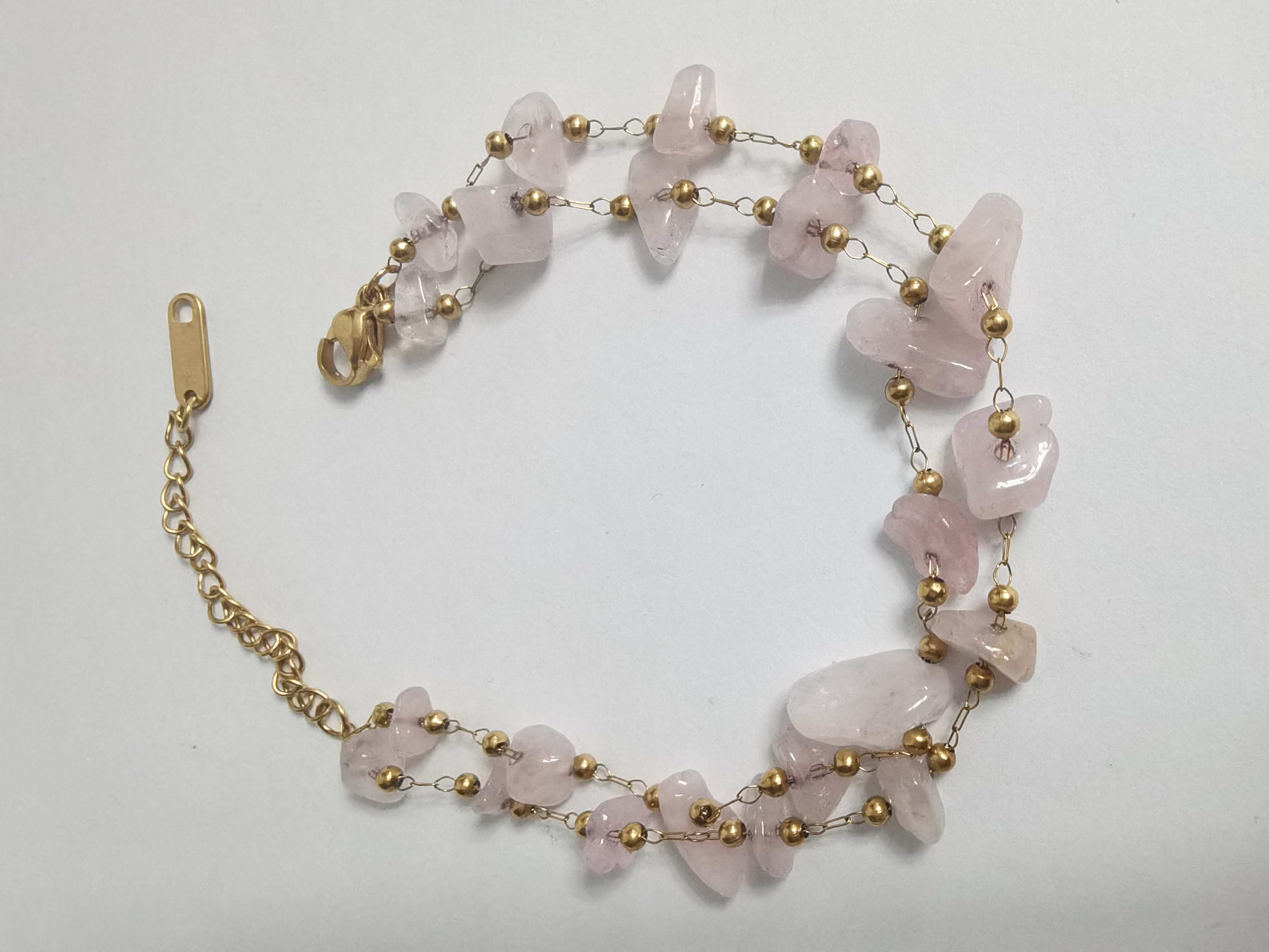 Pink Quartz Bracelet