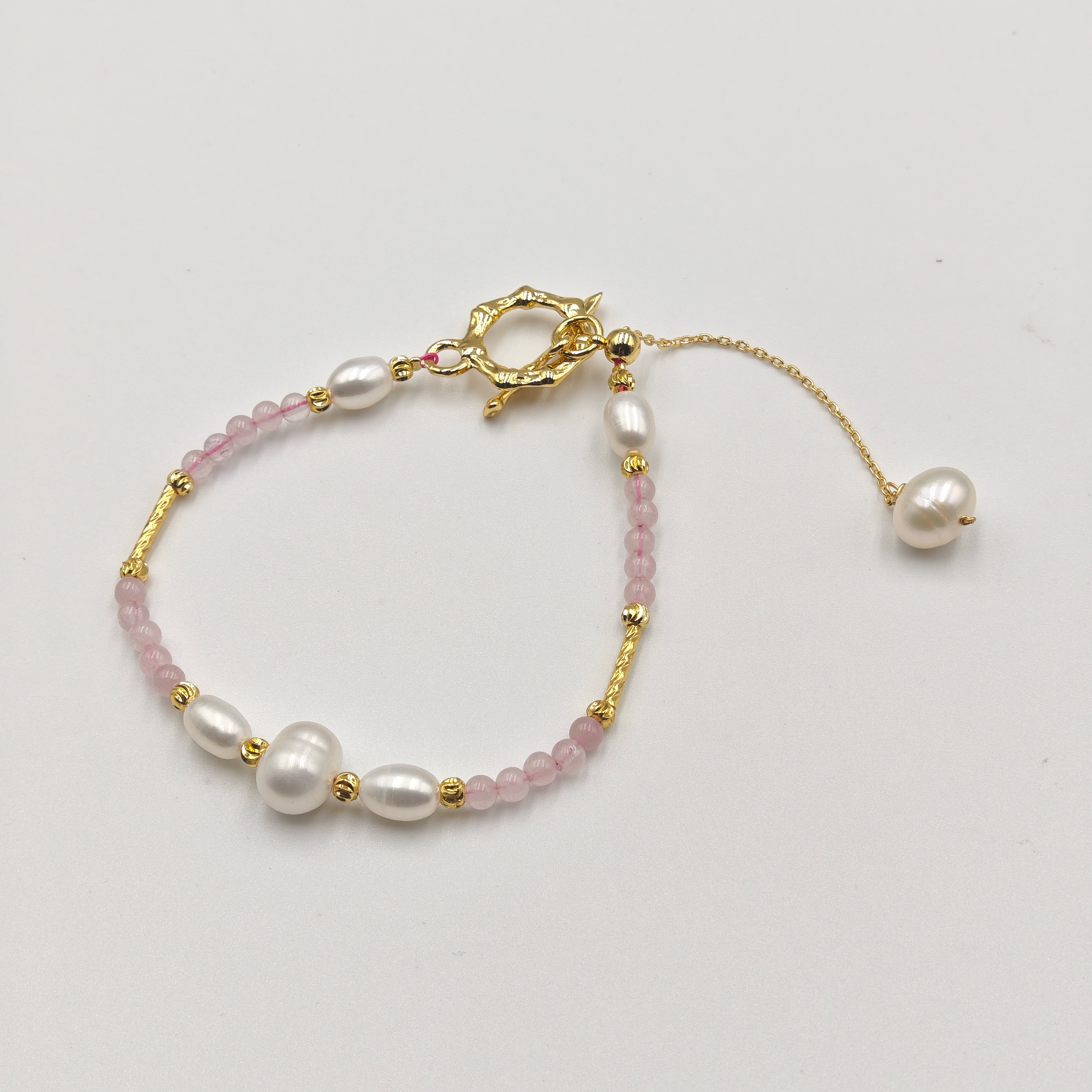 Agate & Pearl Bracelet