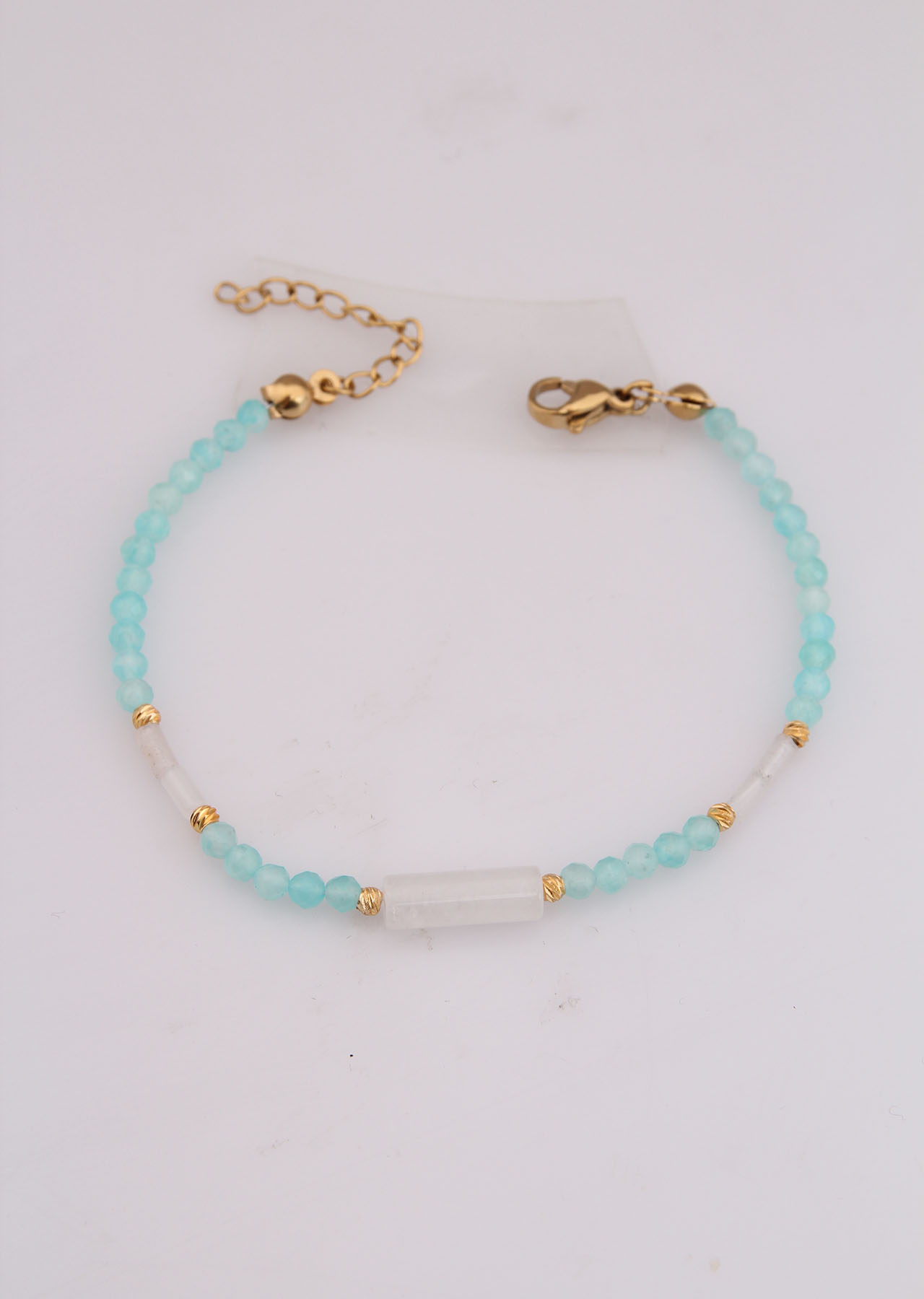 Amazonite & MoonStone Bracelet