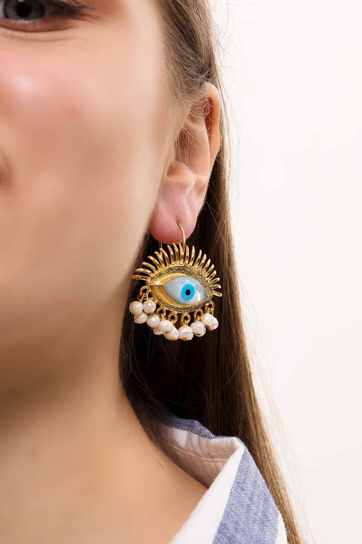 Pearl & Nacre Boucles d'oreilles