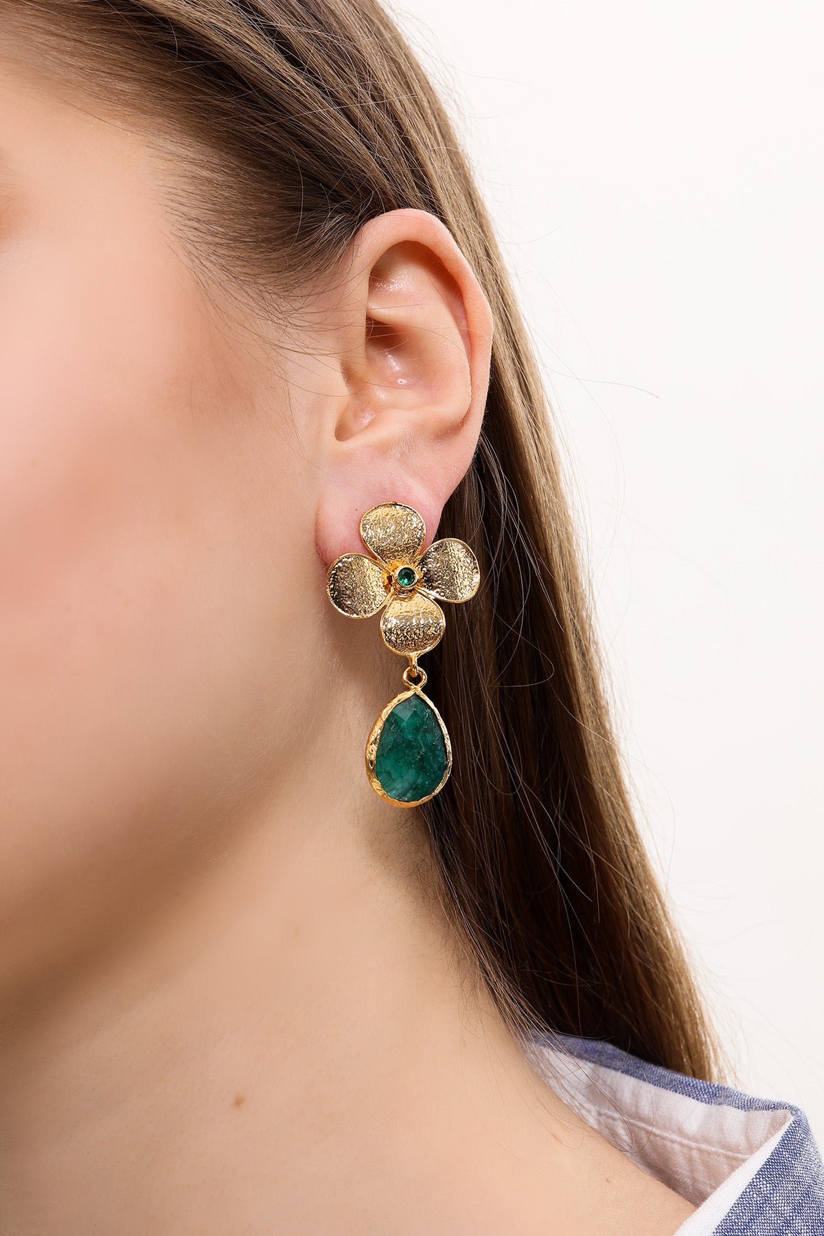 Agate Boucles d'oreilles