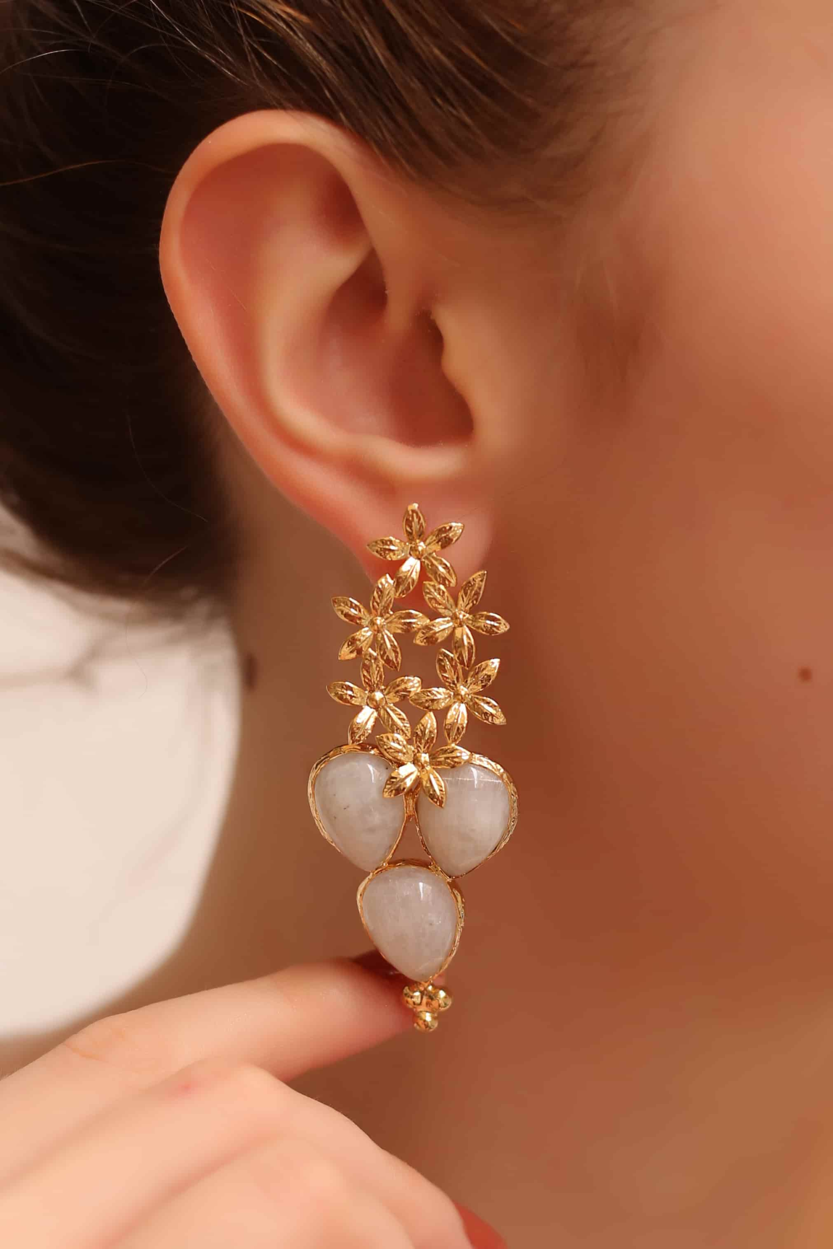 Moonstone Boucles d'oreilles
