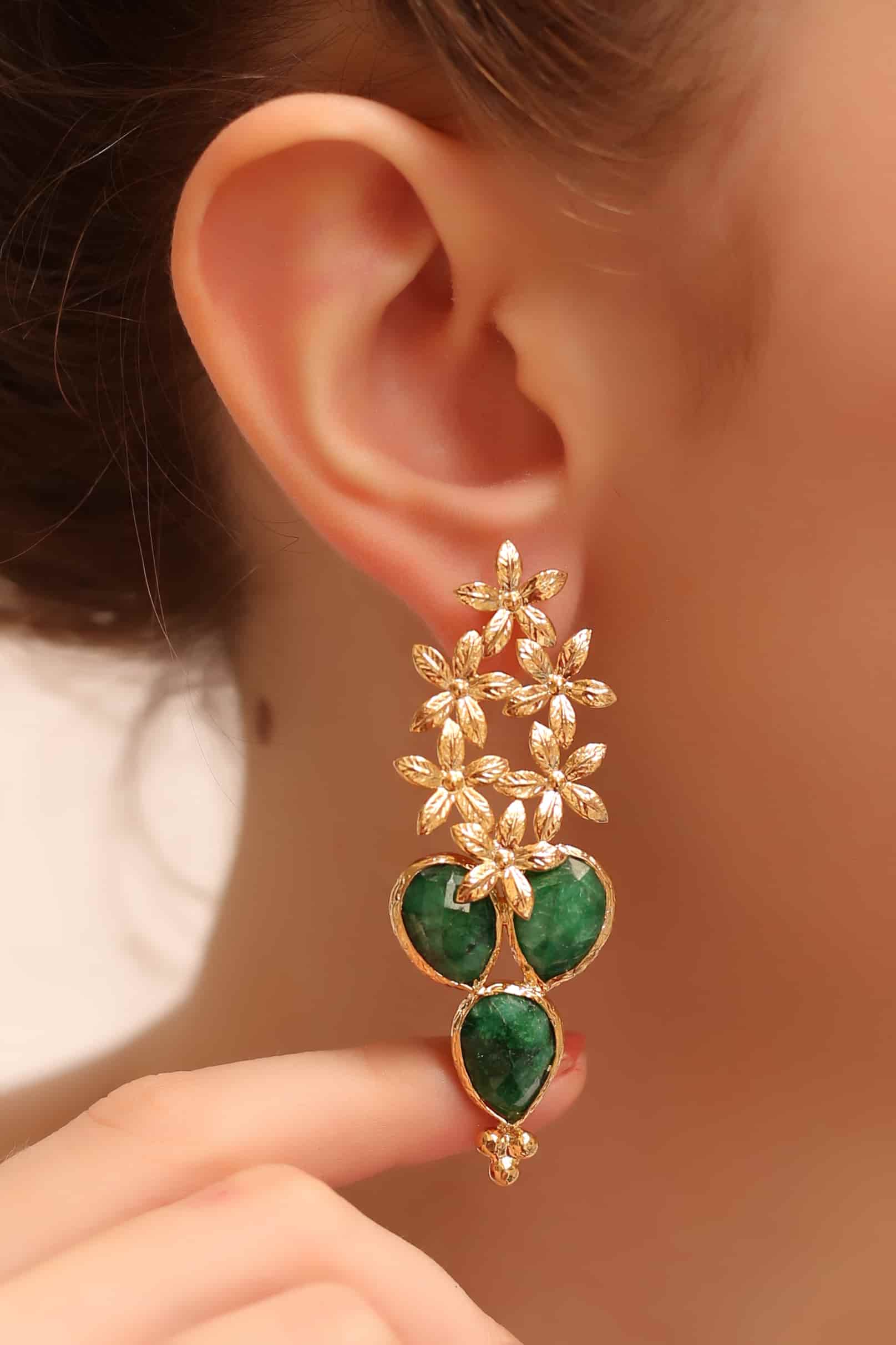 Agate Boucles d'oreilles