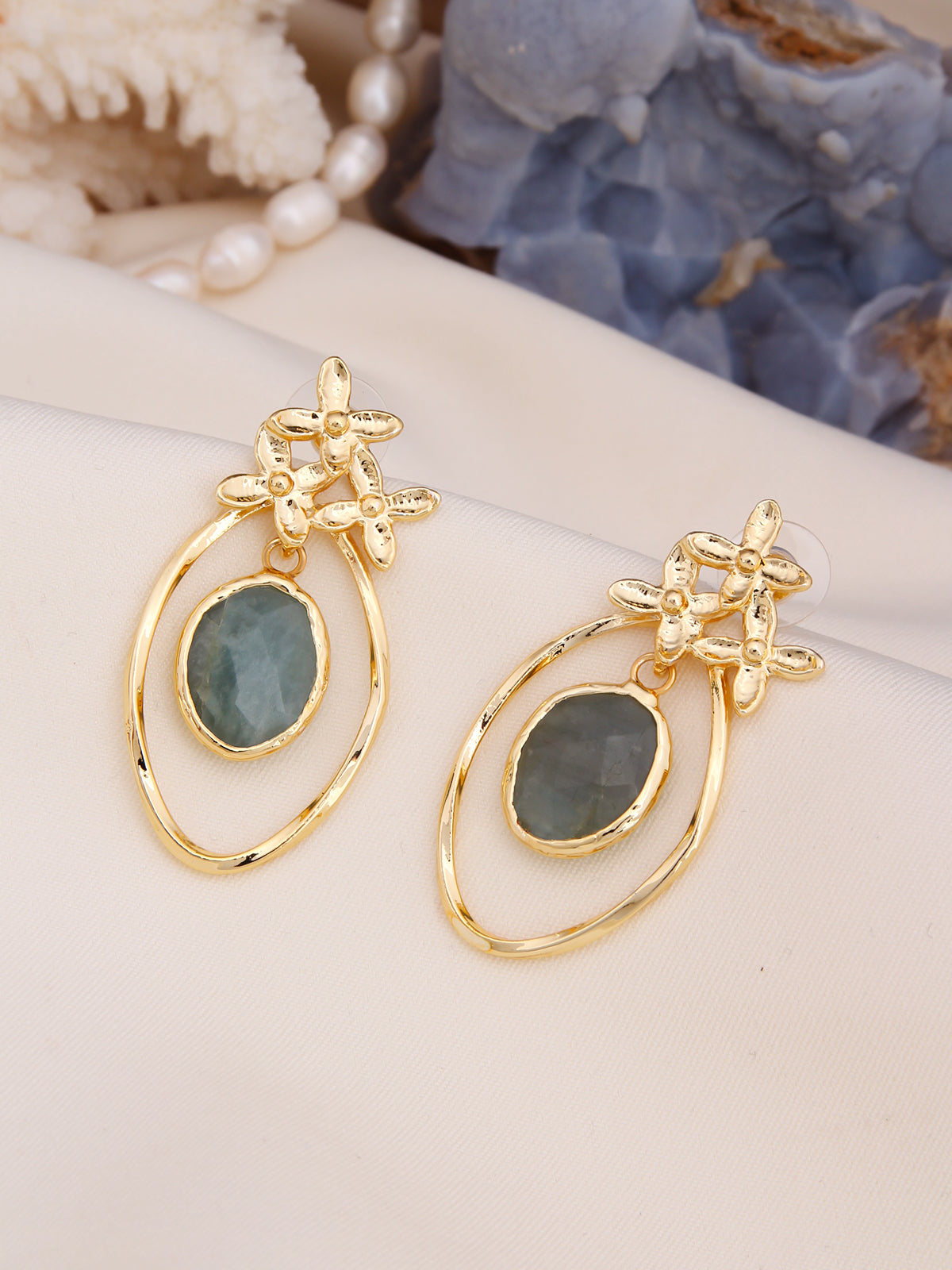 Aquamarine Earring