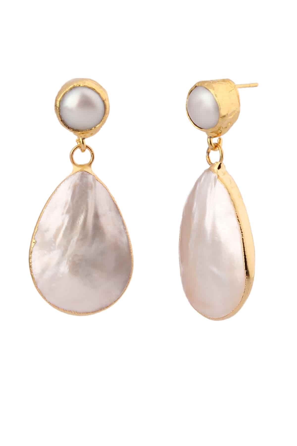 Pearl & Nacre Boucles d'oreilles