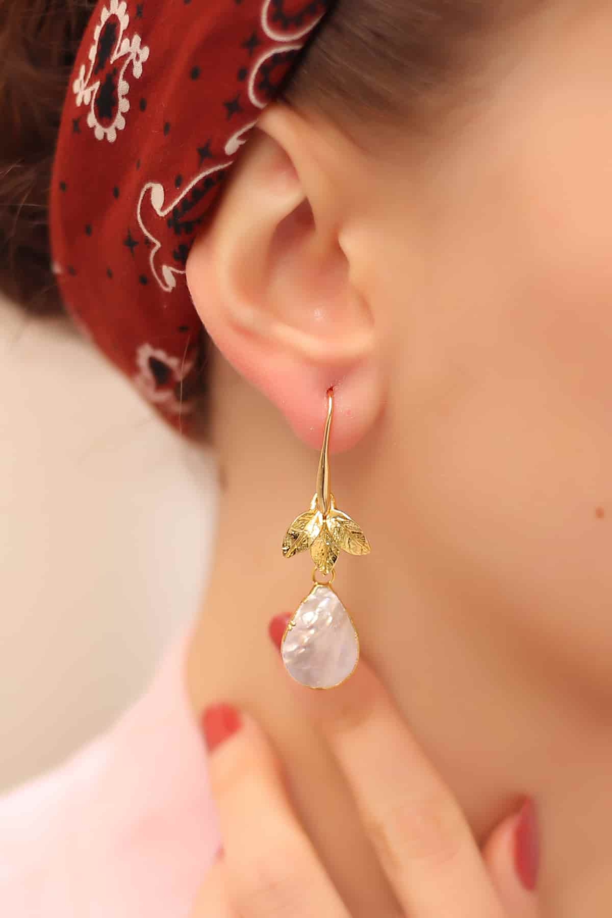 Nacre Boucles d'oreilles