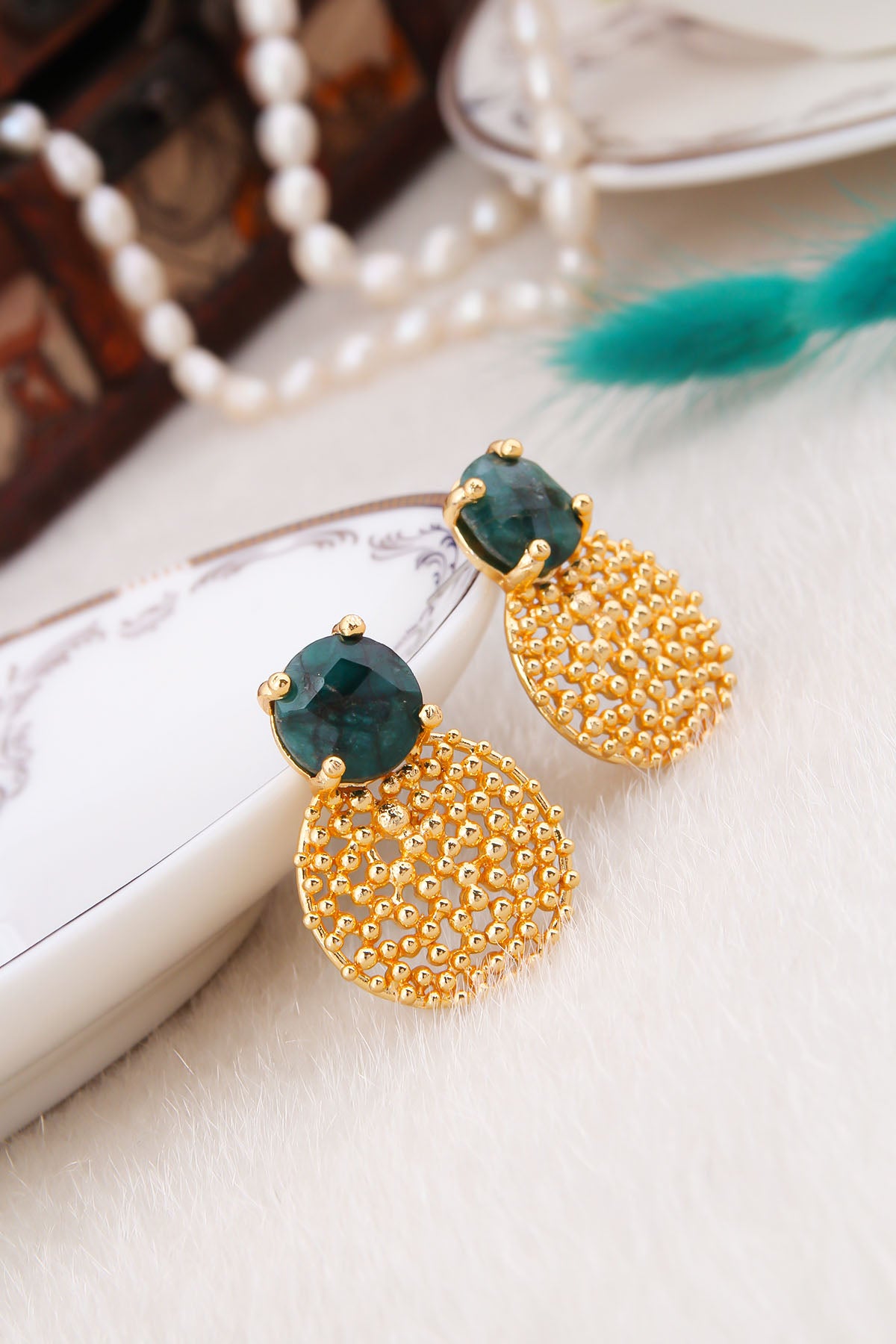 Agate Boucles d'oreilles