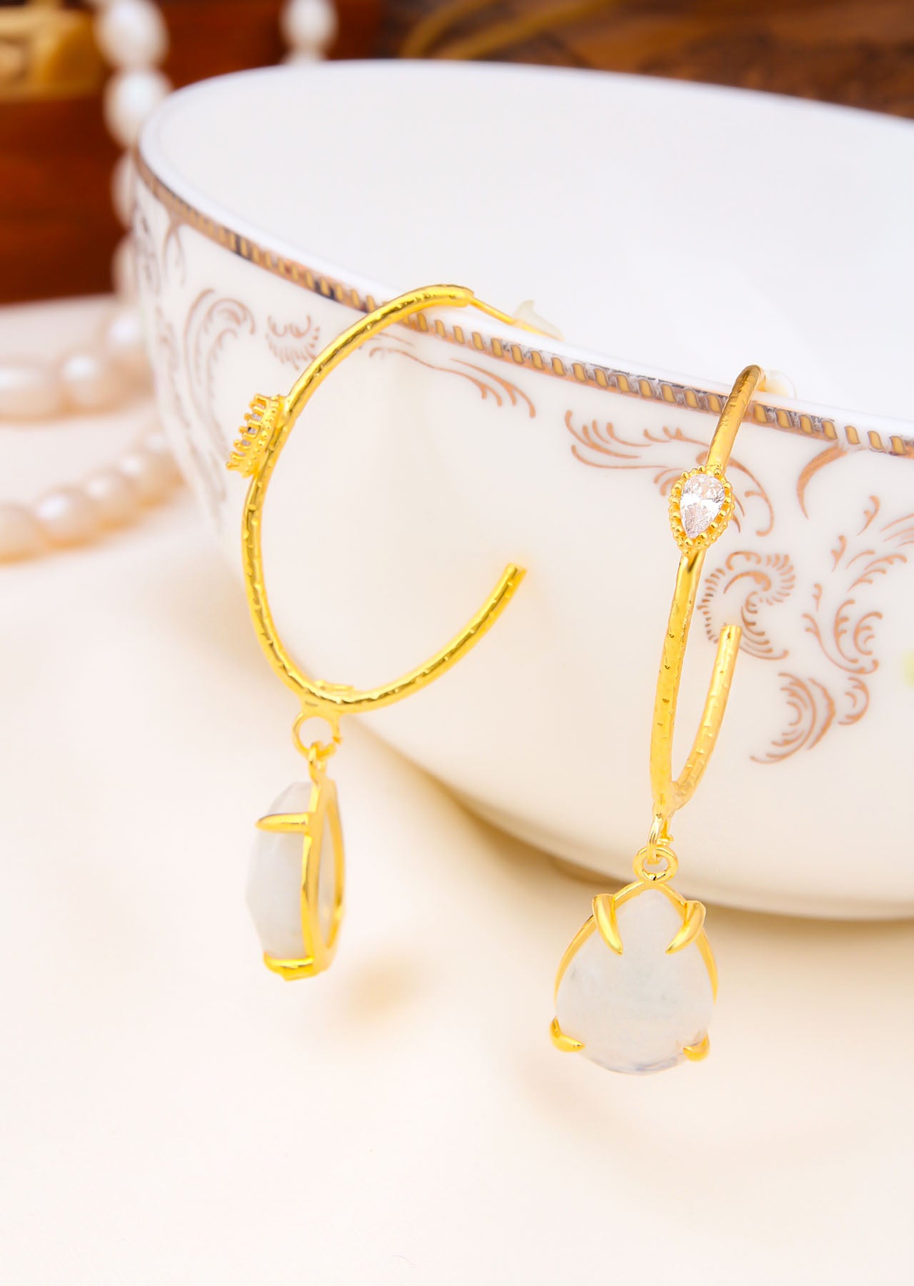 Moonstone Boucles d'oreilles