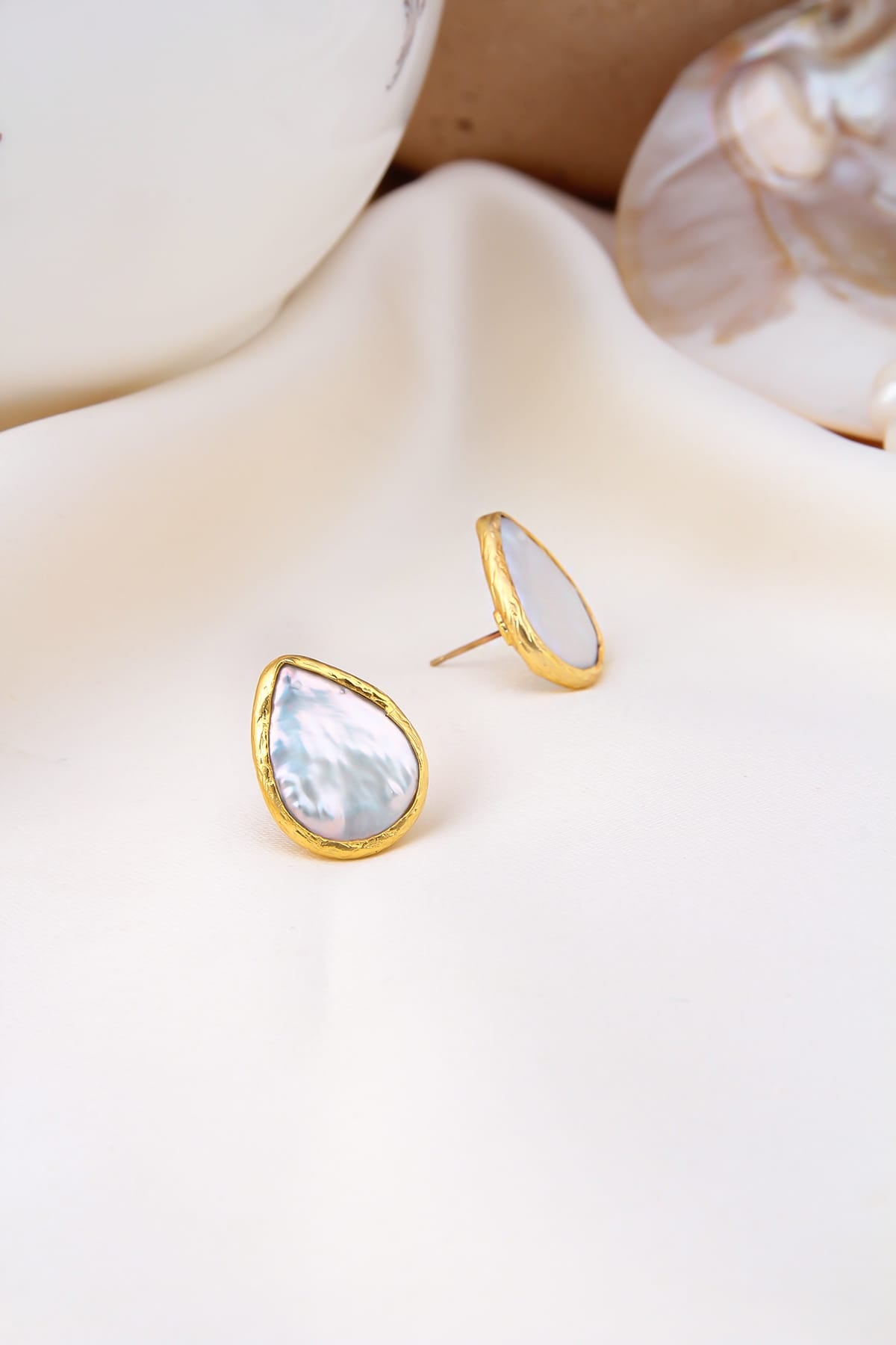 Nacre Boucles d'oreilles