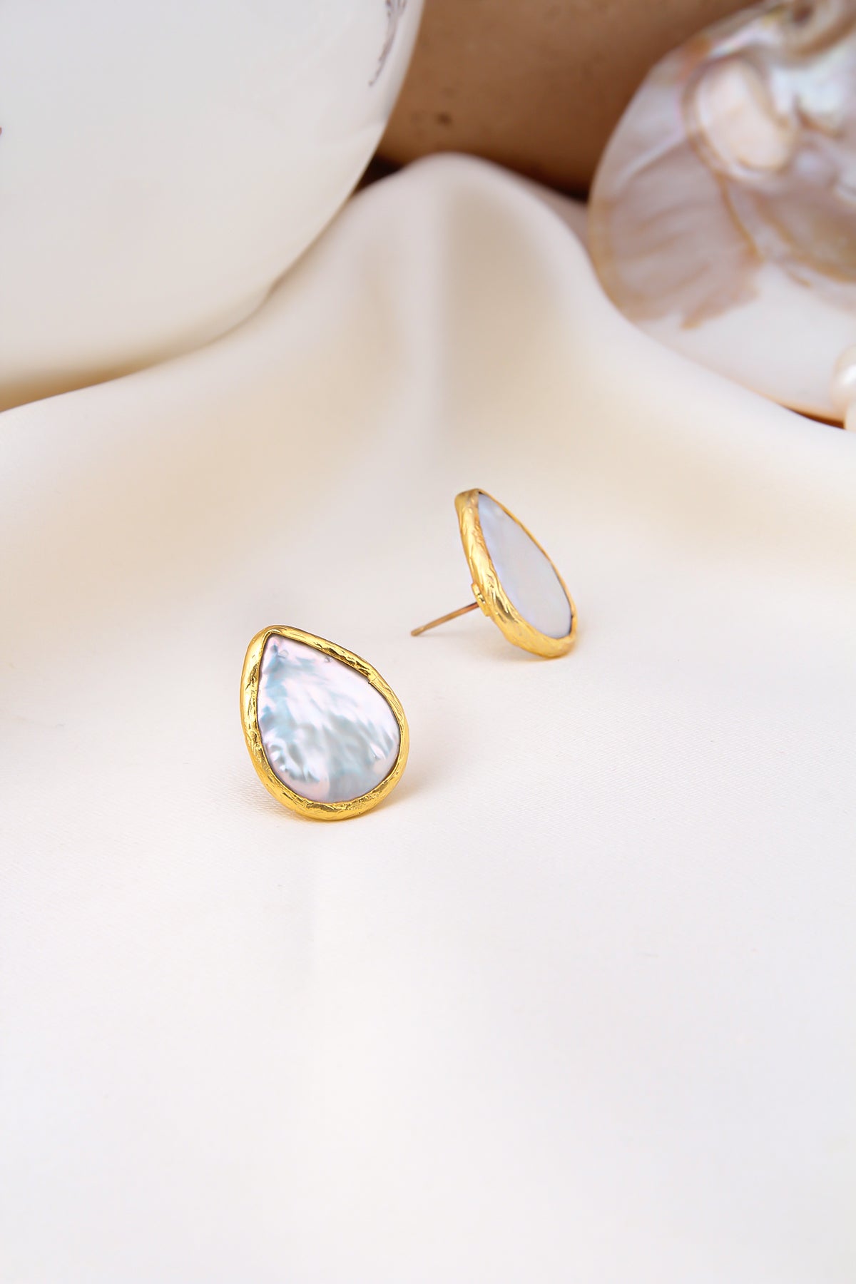 Nacre Boucles D'oreilles