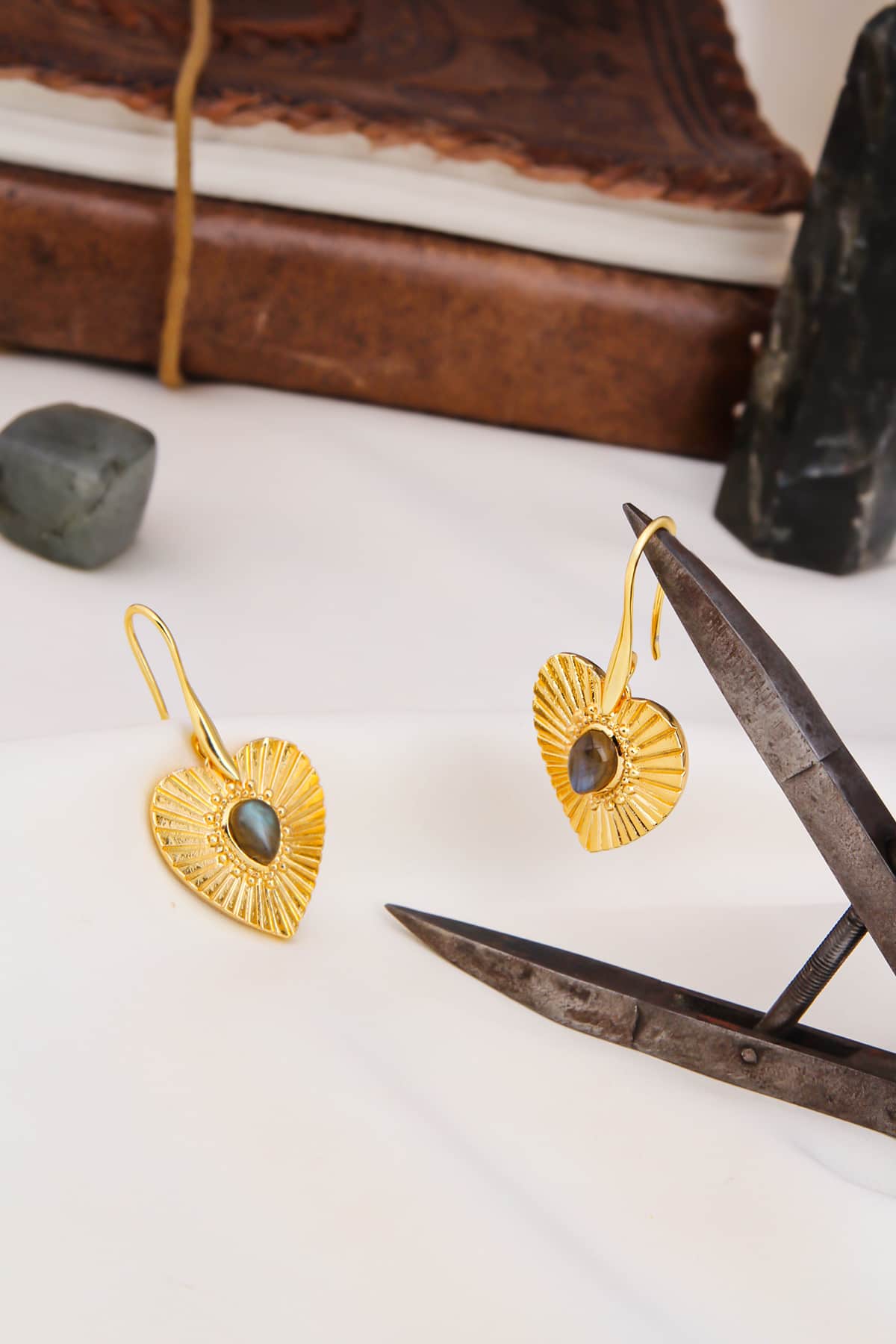 Labradorite Earring