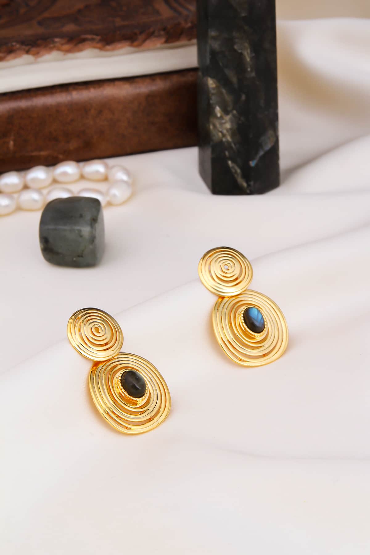 Labradorite Earring