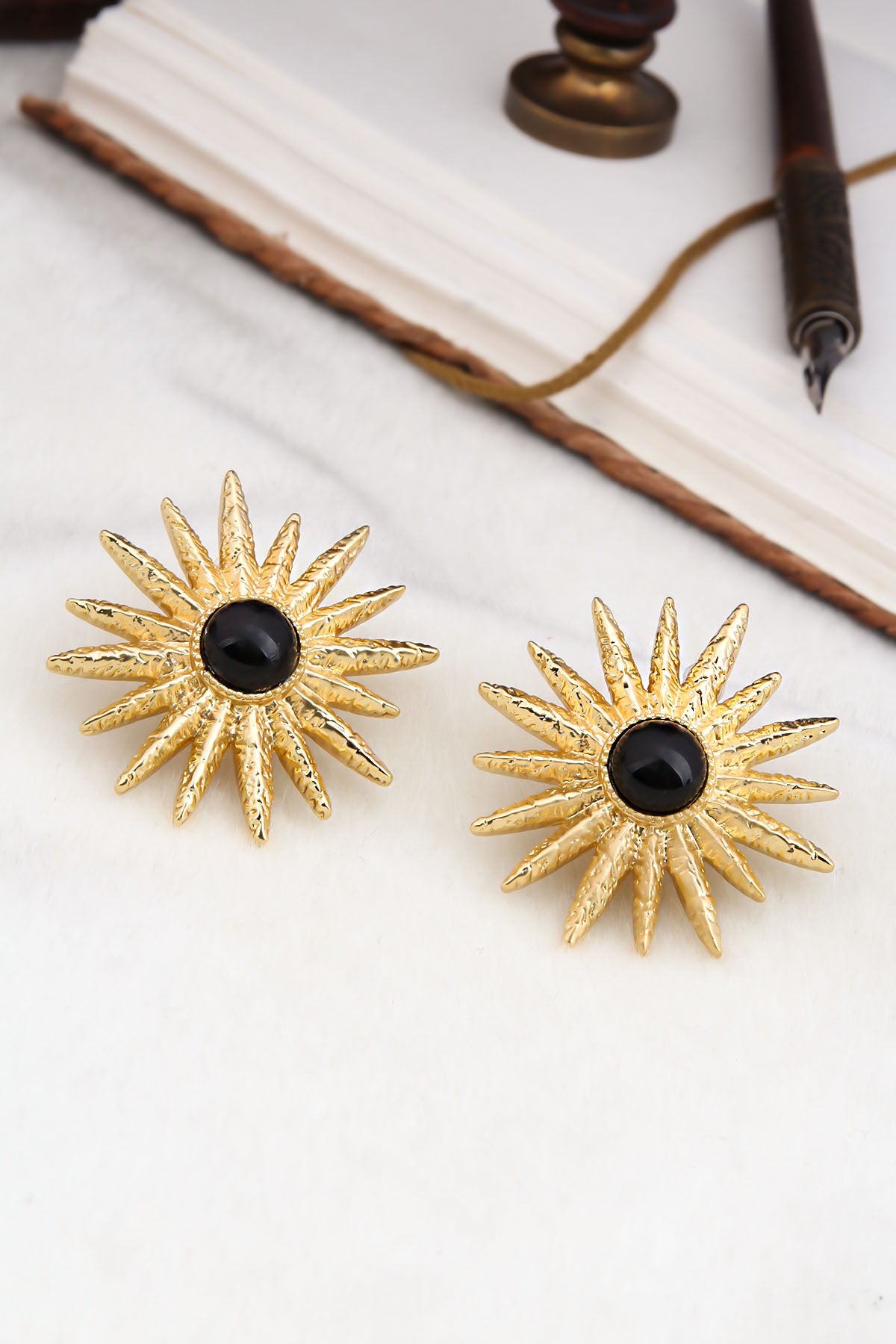 Onix Boucles D'Oreilles